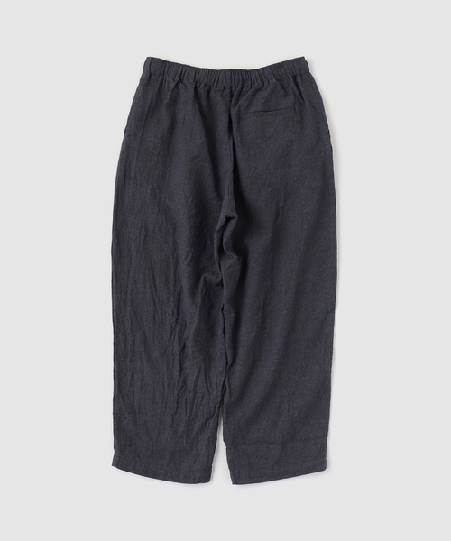is-ness(イズネス)の「is-ness / イズネス Linen Track Pants(その他パンツ・メンズ・ネイビー・MEDIUM)」の2枚目の写真