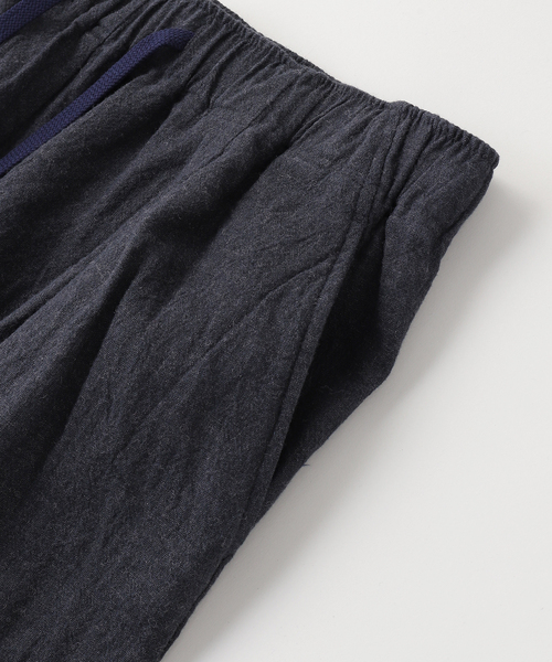 is-ness(イズネス)の「is-ness / イズネス Linen Track Pants(その他パンツ・メンズ・ネイビー・MEDIUM)」の4枚目の写真