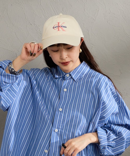 Calvin Klein Jeans/カルバンクラインジーンズ] ロゴ刺繍 べーズボール