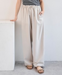 mil（ミル）の「【新色登場♪】【UVケア・接触冷感】  リラックス ワイドパンツ 【586190】（その他パンツ）」