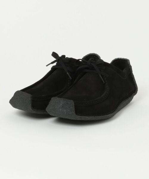 Padmore&Barnes(パドモア&バーンズ)の「TRAIL SHOE(モカシン/デッキシューズ・メンズ・ブラック/ライトベージュ・UK7/UK8/UK9)」の1枚目の写真