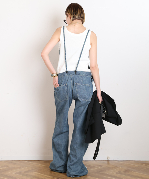 AP STUDIO（エーピーストゥディオ）の「*【JOHNBULL/ジョンブル】タンクトップ（Tシャツ/カットソー・レディース・ブラック/ベージュ/ライトグレー/ホワイト/キャメル・FREE）」の14枚目の写真