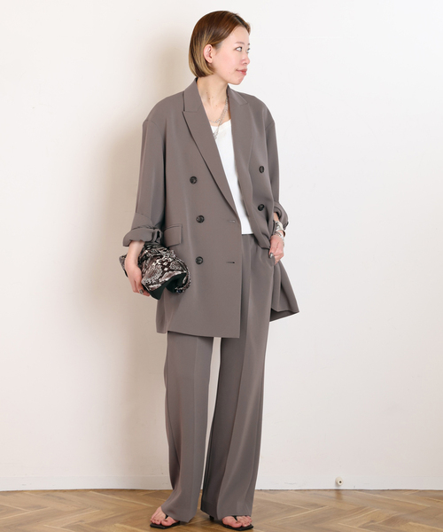 AP STUDIO（エーピーストゥディオ）の「*【JOHNBULL/ジョンブル】タンクトップ（Tシャツ/カットソー・レディース・ブラック/ベージュ/ライトグレー/ホワイト/キャメル・FREE）」の15枚目の写真