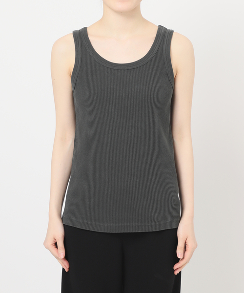 AP STUDIO（エーピーストゥディオ）の「*【JOHNBULL/ジョンブル】タンクトップ（Tシャツ/カットソー・レディース・ブラック/ベージュ/ライトグレー/ホワイト/キャメル・FREE）」の16枚目の写真