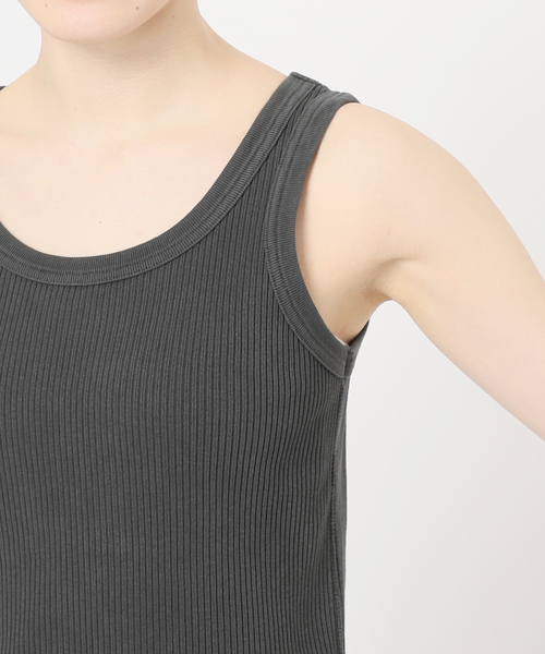 AP STUDIO（エーピーストゥディオ）の「*【JOHNBULL/ジョンブル】タンクトップ（Tシャツ/カットソー・レディース・ブラック/ベージュ/ライトグレー/ホワイト/キャメル・FREE）」の20枚目の写真