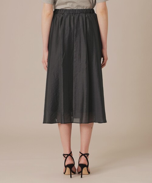 MACKINTOSH LONDON（マッキントッシュ ロンドン）の「シアーナイロンスカート（スカート・レディース・チャコールグレー/ベージュ・36/38）」の7枚目の写真