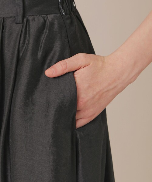 MACKINTOSH LONDON（マッキントッシュ ロンドン）の「シアーナイロンスカート（スカート・レディース・チャコールグレー/ベージュ・36/38）」の8枚目の写真