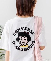 【CONVERSE/コンバース】【着るだけでコーディネートの主役に!】CONVERSE×OSAMUGOODS 天竺 BETTY サガラ刺繍Tシャツ キャラクター カジュアル レトロポップ ギフト