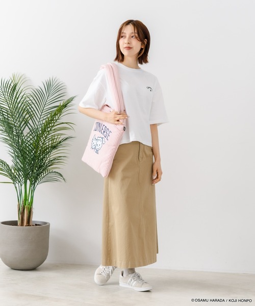 CONVERSE(コンバース)の「【CONVERSE/コンバース】【着るだけでコーディネートの主役に!】CONVERSE×OSAMUGOODS 天竺 BETTY サガラ刺繍Tシャツ キャラクター カジュアル レトロポップ ギフト(Tシャツ/カットソー・レディース・サックスブルー/ホワイト・LARGE/MEDIUM)」の4枚目の写真