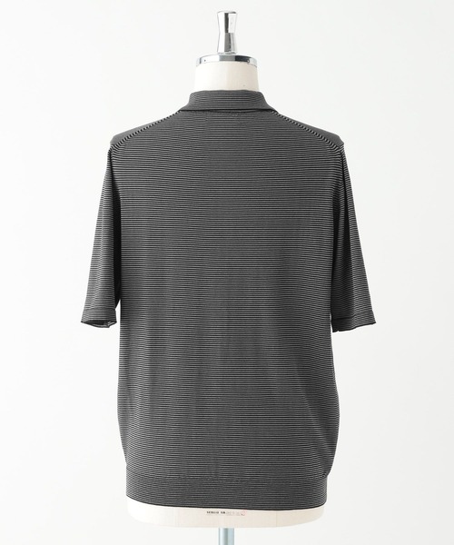 GLOBAL WORK(グローバルワーク)の「ニットポロ/Salon de GW/664780(ニット/セーター・メンズ・ブラック/チャコール/ネイビー・S/M/XL/L)」の5枚目の写真