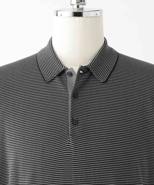 GLOBAL WORK(グローバルワーク)の「ニットポロ/Salon de GW/664780(ニット/セーター・メンズ・ブラック/チャコール/ネイビー・S/M/XL/L)」の7枚目の写真