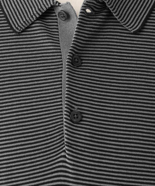 GLOBAL WORK(グローバルワーク)の「ニットポロ/Salon de GW/664780(ニット/セーター・メンズ・ブラック/チャコール/ネイビー・S/M/XL/L)」の13枚目の写真