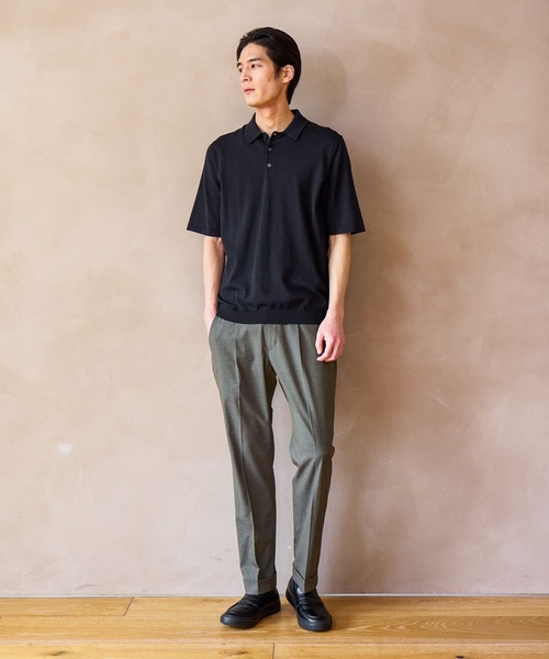 GLOBAL WORK(グローバルワーク)の「ニットポロ/Salon de GW/664780(ニット/セーター・メンズ・ブラック/チャコール/ネイビー・S/M/XL/L)」の14枚目の写真