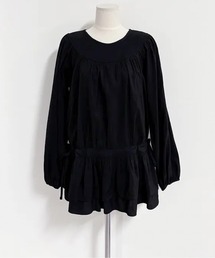 AMAJI（アマジ）の「サイドウエストコードギャザーミニワンピース（チュニック）」