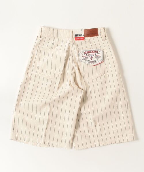 GUESS JEANS(ゲスジーンズ)の「GUESS JEANS Pleated Bermuda ハーフパンツ ショートパンツ(デニムパンツ・レディース・ベージュ・24inch/25inch/26inch)」の5枚目の写真
