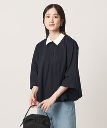 COMFY イレギュラー ヘム ブラウス ‐防汚 UVカット ウォッシャブル