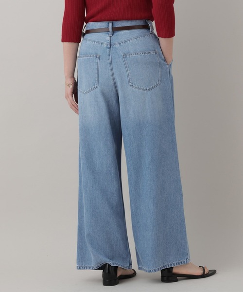 A part by（アパートバイ）の「テンセルデニムパンツ（デニムパンツ・レディース・ネイビー/ライトブルー・MEDIUM/SMALL）」の6枚目の写真