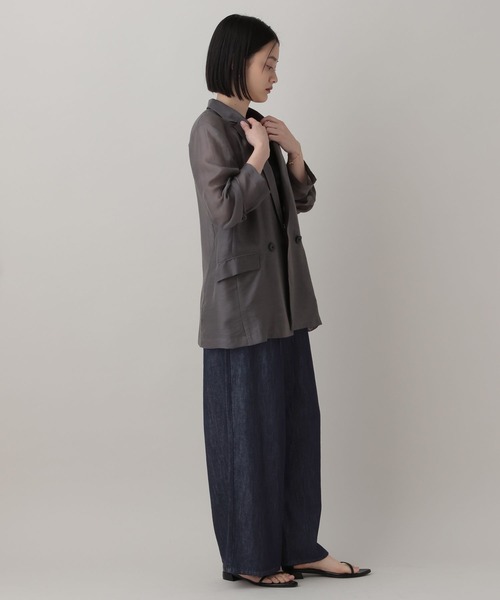 A part by（アパートバイ）の「テンセルデニムパンツ（デニムパンツ・レディース・ネイビー/ライトブルー・MEDIUM/SMALL）」の9枚目の写真