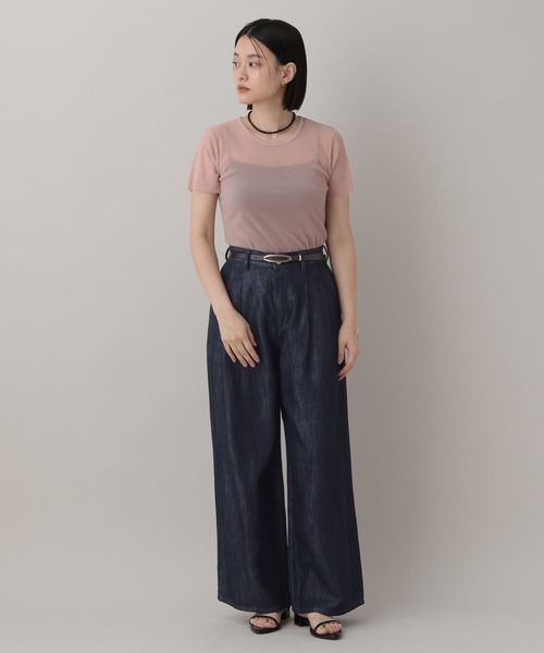 A part by（アパートバイ）の「テンセルデニムパンツ（デニムパンツ・レディース・ネイビー/ライトブルー・MEDIUM/SMALL）」の13枚目の写真