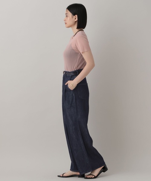 A part by（アパートバイ）の「テンセルデニムパンツ（デニムパンツ・レディース・ネイビー/ライトブルー・MEDIUM/SMALL）」の14枚目の写真