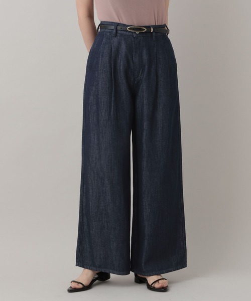 A part by（アパートバイ）の「テンセルデニムパンツ（デニムパンツ・レディース・ネイビー/ライトブルー・MEDIUM/SMALL）」の16枚目の写真