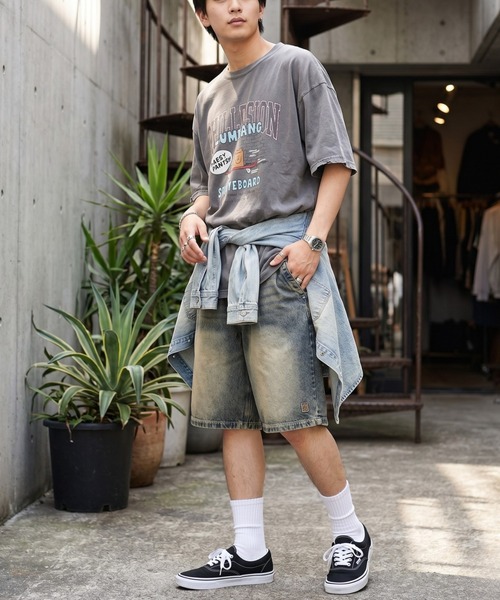 Mac-House(マックハウス)の「【Philip Lumbang/ フィリップランバン】イージーデニムショーツ(デニムパンツ・メンズ・ブルー/ブラック・M/L/XL)」の20枚目の写真
