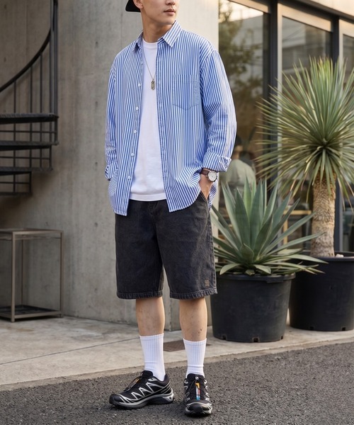 Mac-House(マックハウス)の「【Philip Lumbang/ フィリップランバン】イージーデニムショーツ(デニムパンツ・メンズ・ブルー/ブラック・M/L/XL)」の18枚目の写真