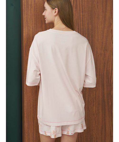 アイスクリームベアワンポイントTシャツ（ルームウェア/パジャマ