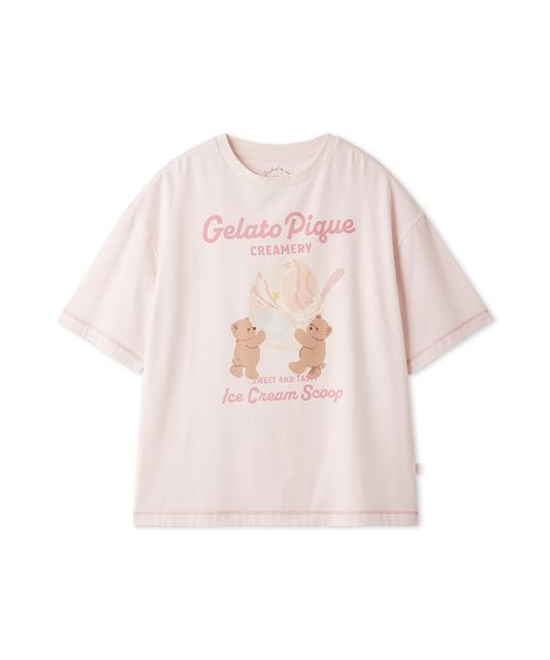 アイスクリームベアワンポイントTシャツ（ルームウェア/パジャマ