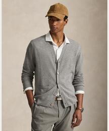 RLX GOLF（アールエルエックスゴルフ）の「スエードパッチ カシミヤ カーディガン（カーディガン/ボレロ）」