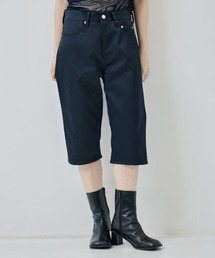 [JANE SMITH/ジェーン・スミス]ACETATE SATIN 5 POCKET CAPRI PANTS