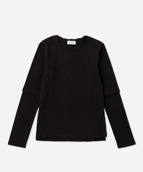 Saturdays NYC(サタデーズ ニューヨークシティ )の「Drewe Multi Layer Top(Tシャツ/カットソー・レディース・グレー/ダークブラウン/ブラック・S/M/L)」の22枚目の写真