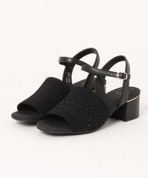 ABC SELECT エービーシーセレクト CL KNIT HEEL SANDAL 5.5 ニットヒールサンダル 5.5 W2071 ALL BLACK