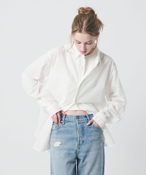 California General Store(California General Store)の「<CGS.>ナイロン レギュラーカラー シャツ(シャツ/ブラウス・メンズ・ネイビー/コバルトブルー/ホワイト・M/L/S)」の9枚目の写真