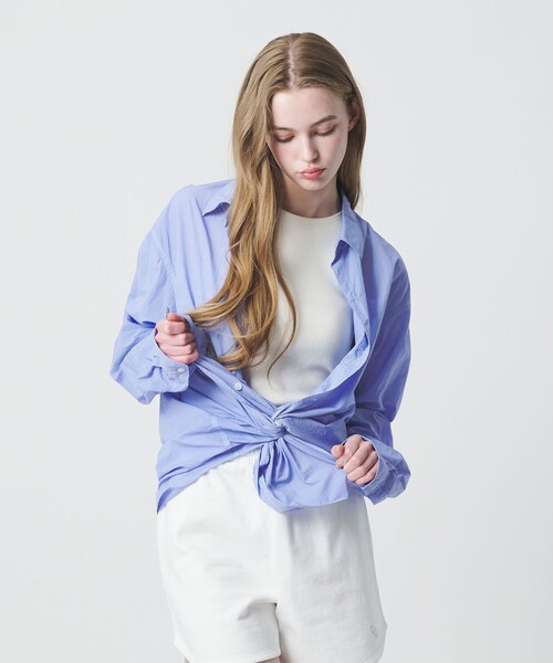 California General Store(California General Store)の「<CGS.>ナイロン レギュラーカラー シャツ(シャツ/ブラウス・メンズ・ネイビー/コバルトブルー/ホワイト・M/L/S)」の13枚目の写真
