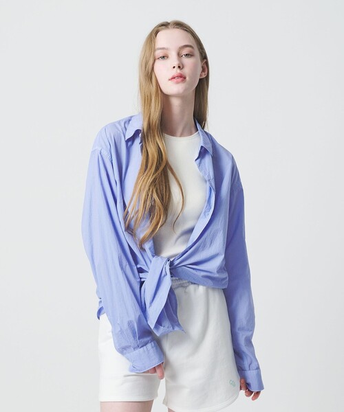 California General Store(California General Store)の「<CGS.>ナイロン レギュラーカラー シャツ(シャツ/ブラウス・メンズ・ネイビー/コバルトブルー/ホワイト・M/L/S)」の14枚目の写真