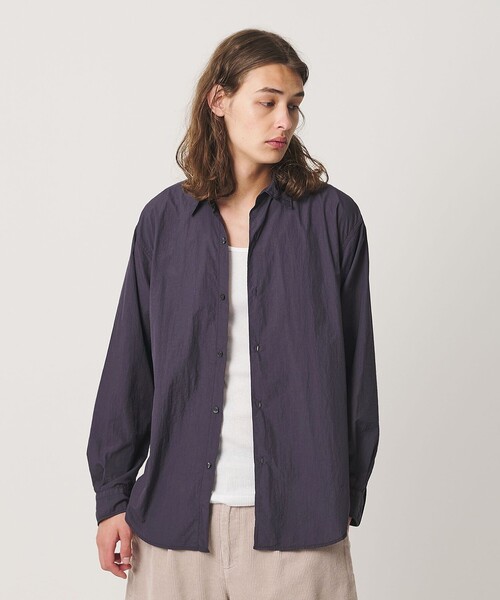 California General Store(California General Store)の「<CGS.>ナイロン レギュラーカラー シャツ(シャツ/ブラウス・メンズ・ネイビー/コバルトブルー/ホワイト・M/L/S)」の18枚目の写真