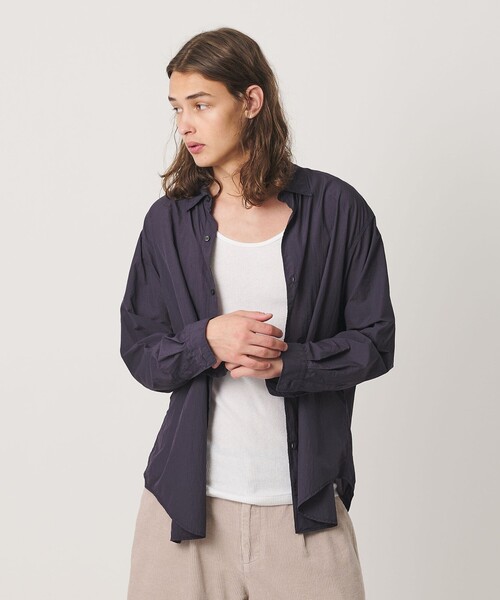 California General Store(California General Store)の「<CGS.>ナイロン レギュラーカラー シャツ(シャツ/ブラウス・メンズ・ネイビー/コバルトブルー/ホワイト・M/L/S)」の19枚目の写真