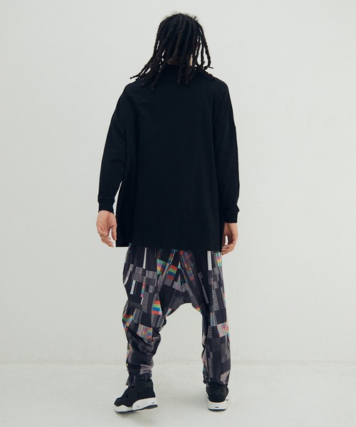 STOF(ストフ)の「PATCH L/S Tee(Tシャツ/カットソー・メンズ・ブラック/ホワイト・M/S)」の6枚目の写真