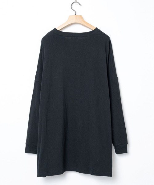 STOF(ストフ)の「PATCH L/S Tee(Tシャツ/カットソー・メンズ・ブラック/ホワイト・M/S)」の9枚目の写真