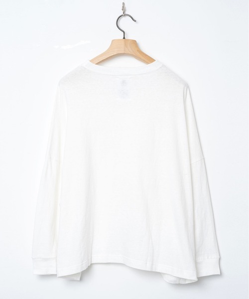 STOF(ストフ)の「PATCH L/S Tee(Tシャツ/カットソー・メンズ・ブラック/ホワイト・M/S)」の11枚目の写真