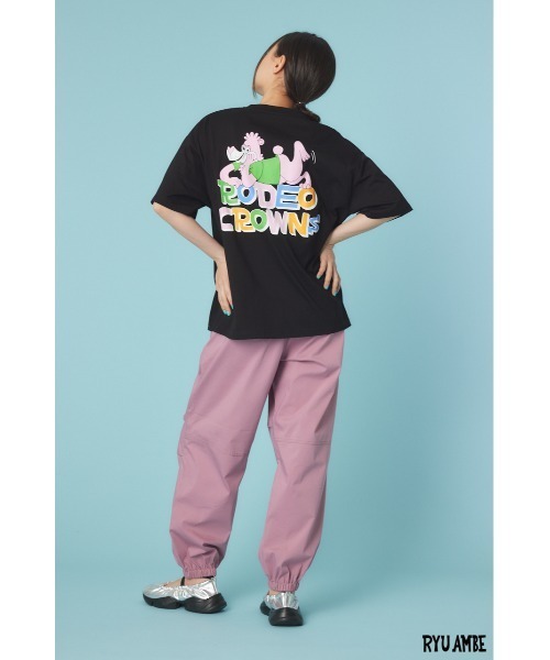 RODEO CROWNS WIDE BOWL(ロデオクラウンズワイドボウル)の「(ryu ambe)Roddy Tシャツ(Tシャツ/カットソー・レディース・オフホワイト/ブラック・LARGE/MEDIUM)」の22枚目の写真
