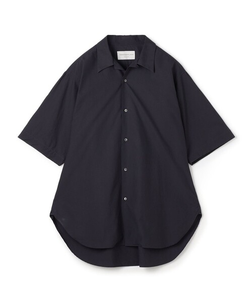 新品タグ付き＊トゥモローランド　コットン　長袖シャツ　ブラウス　スリット　黒 コットンシルクローン ロングスリーブブラウス｜トゥモローランド 公式