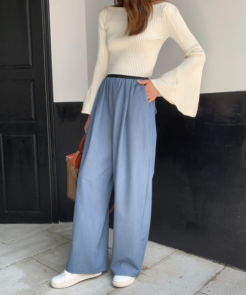 BIRTHDAY BASH(バースデイバッシュ)の「BB MS PANTS(BB MSパンツ)(その他パンツ・レディース・グレー/ネイビー/ホワイト/カーキ/ブラック/ブルー・FREE)」の6枚目の写真