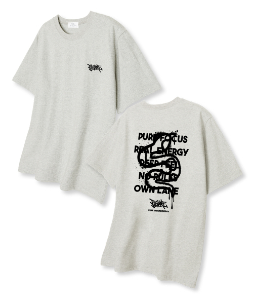 TI.GLAKE(ティーグレイク)の「スネークリフ オーバーサイズ 半袖Tシャツ オートミール(Tシャツ/カットソー・メンズ・その他・LARGE/X-LARGE/XX-LARGE)」の1枚目の写真