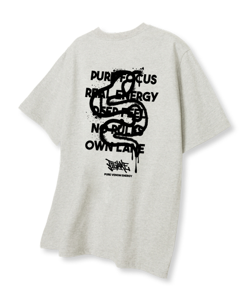 TI.GLAKE(ティーグレイク)の「スネークリフ オーバーサイズ 半袖Tシャツ オートミール(Tシャツ/カットソー・メンズ・その他・LARGE/X-LARGE/XX-LARGE)」の3枚目の写真