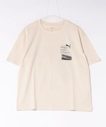 PUMA ウェア プーマウェア M GRAPHICS POSTER RELAXED TEE ショートスリーブ 637402 87ALPINE SNOW