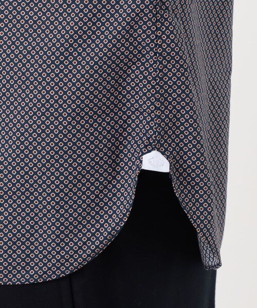 LUIGI BORRELLI(ルイジボレッリ)の「【別注】LUIGI BORRELLI GABLE コットンプリント ボタンダウンシャツ(シャツ/ブラウス・メンズ・ライトブルー/ブルー系その他2/ネイビー・S/M/L)」の11枚目の写真
