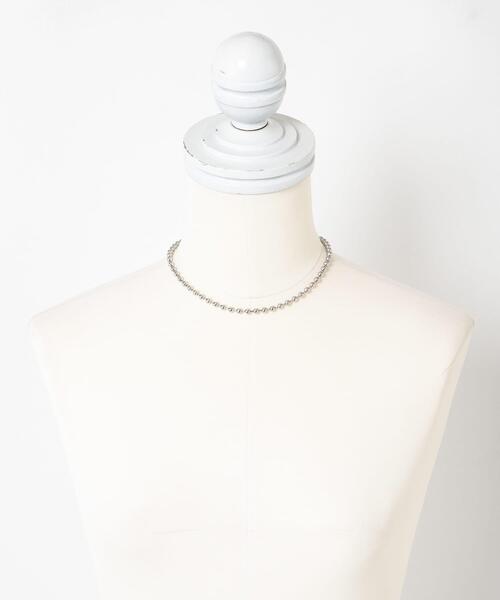 URBAN RESEARCH Sonny Label(アーバンリサーチサニーレーベル)の「ボールチェーンネックレス(ネックレス・レディース・シルバー/ゴールド・ONE)」の4枚目の写真
