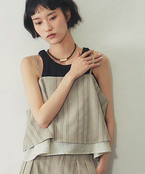CHANEL ストライプキャミソール セットアップ対応】ストライプキャミ（キャミソール）｜ANOTHER S